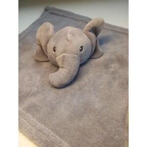 Elle & Jaye Gray Elephant Baby Lovey Security Blanket Wild & Free Grey Toddler